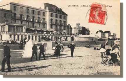 carte postale ancienne : hotel penthi�vre