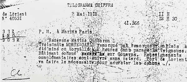 T�l�gramme Naufrage